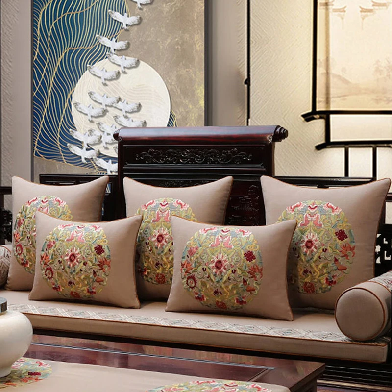 Новый эксстатический Вышитый Чехол для подушки Роскошные элегантные