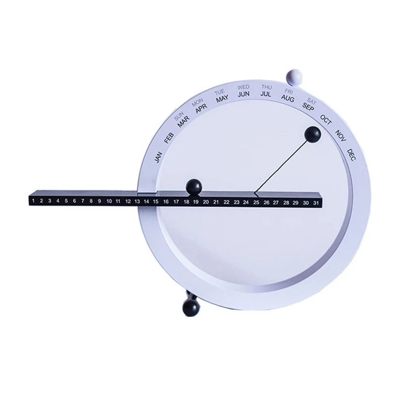 

Table Calendar,2021 Nordic Style Creative Fashion Manual Desk Calendario,Time Perpetual,for Home Decoration