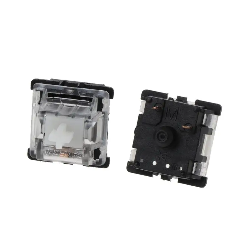 

10Pcs Mechanical Keyboard Gateron MX 3 Pin Clear Switch Transparent Case K3KB
