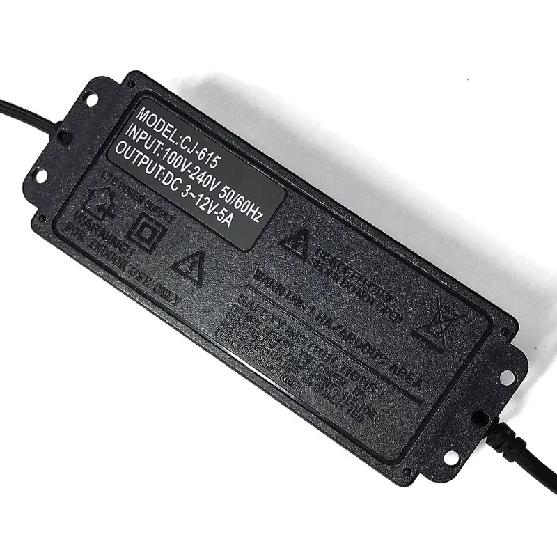 

New 3-24V 5A 5.5mm*2.5mm adjustable Power Adapter Speed regulation Speed regulation Pressure regulation Display adapter