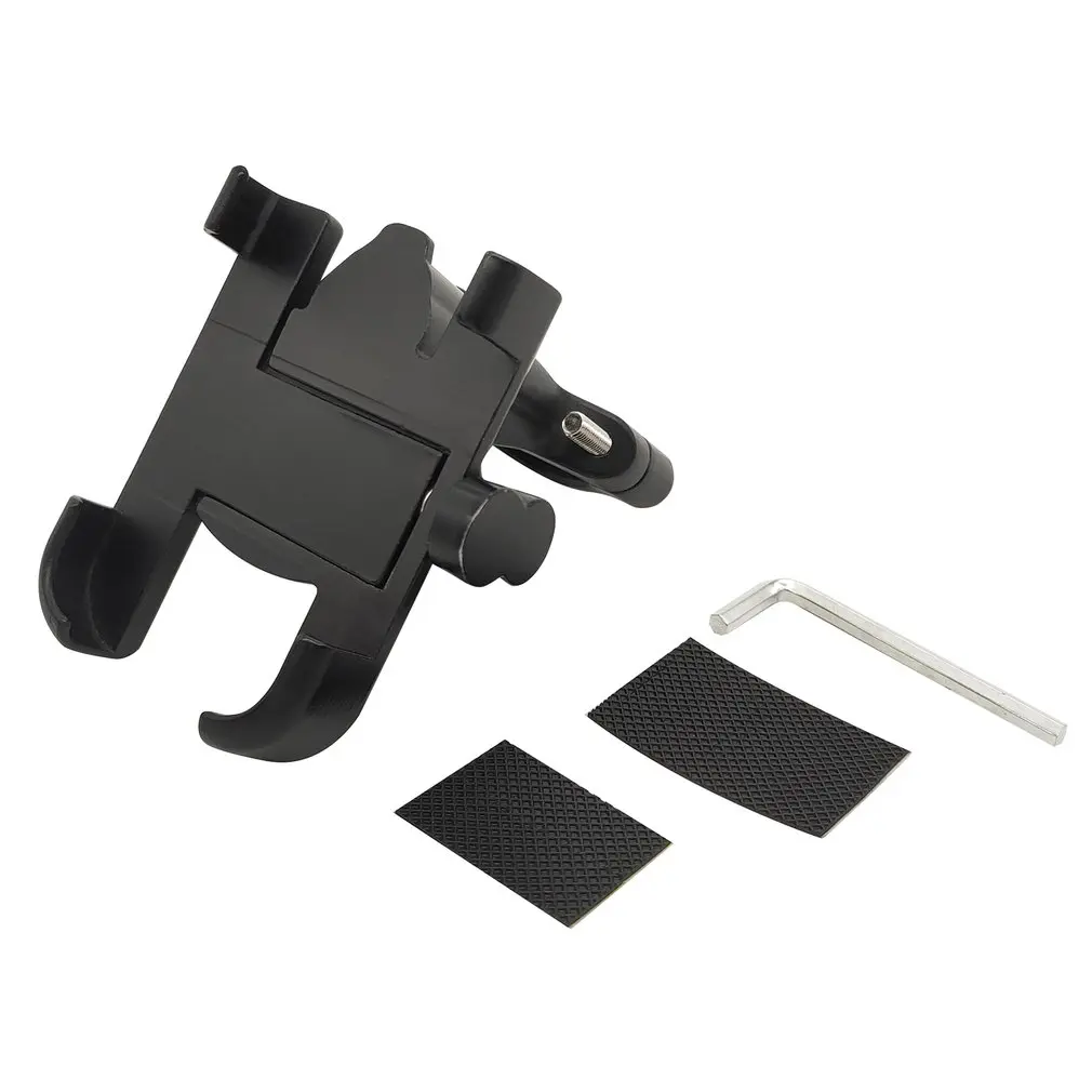 

Fad 360D Rotation Alloy Phone Mount Bicycle Handlebar Rack 4/6 Claws Width Adjust GPS Holder Motorcycle E-bike Bracket