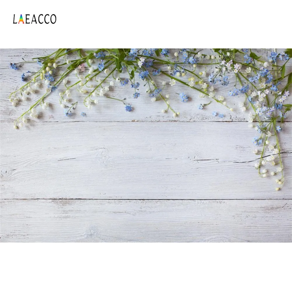 Laeacco серая белая деревянная доска цветы лепесток кукла еда для питомцев детский