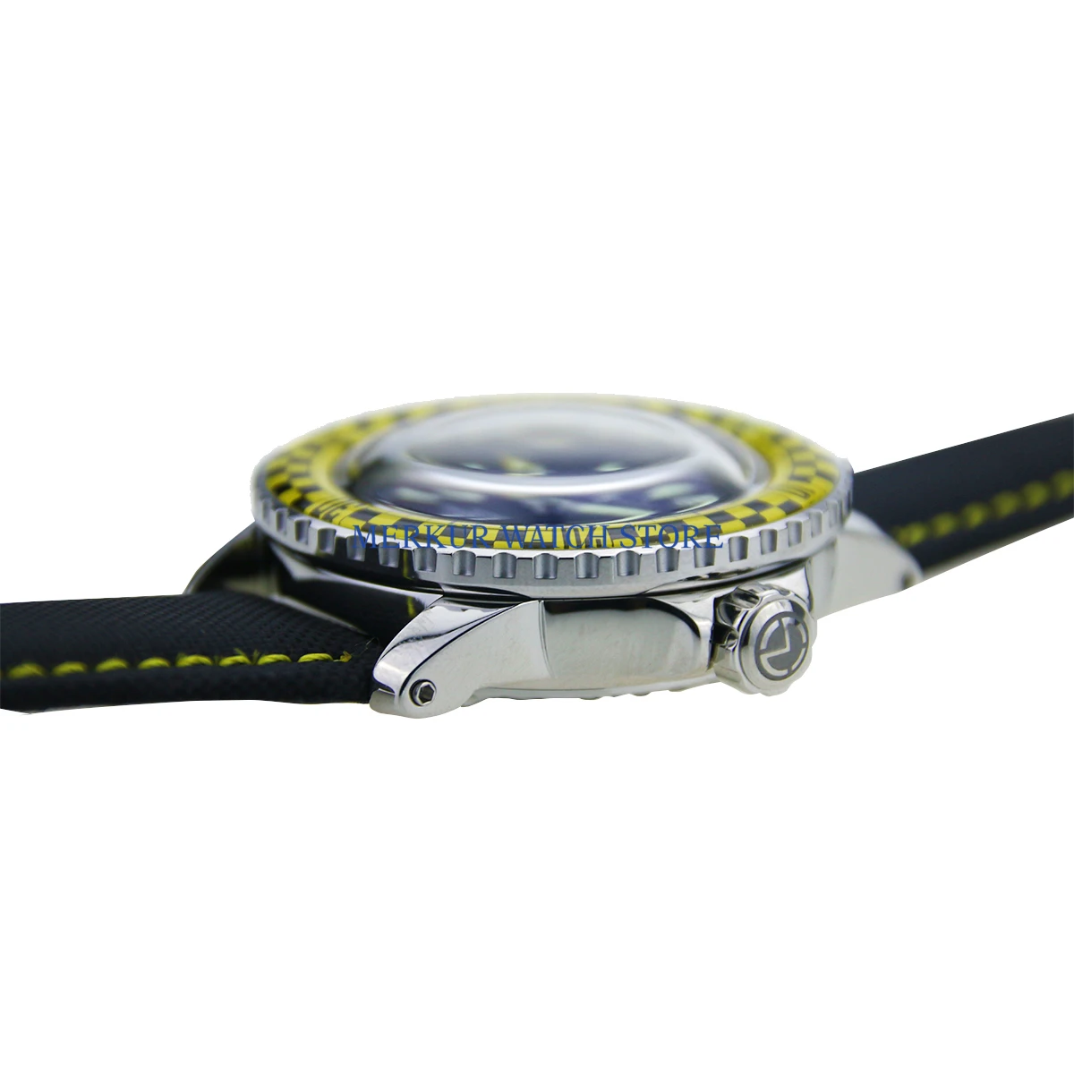 MERKUR винтажные часы Diver сапфир ралли рамка стекло C3 Супер светящаяся Акула мастер Япония движение 200 м WR Военный Спорт