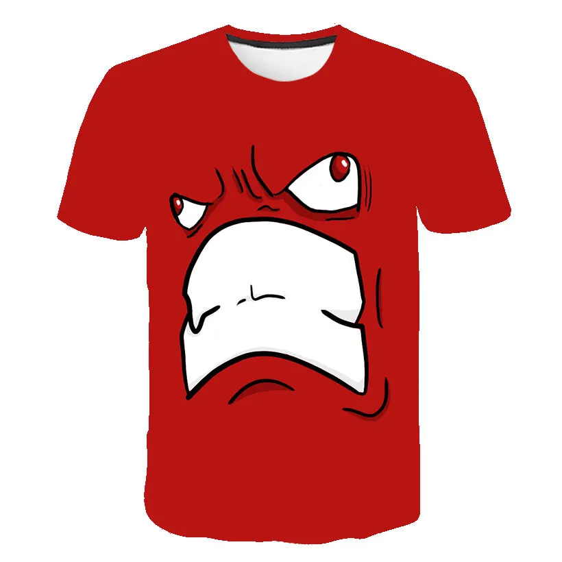 Одежда для девочек футболка с 3d принтом персонажа мультфильма крутая