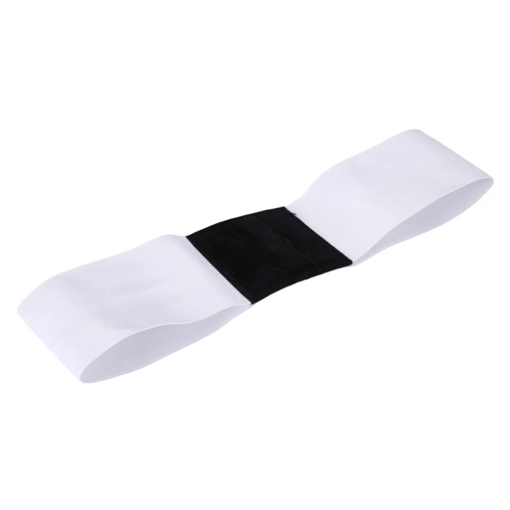 white Эластичный Бандаж для гольфа, 35X7 см, эластичный нейлоновый пояс для коррекции осанки для гольфа, пояс для начинающих, тренировочный аппарат, Прямая поставка - Цвет: white