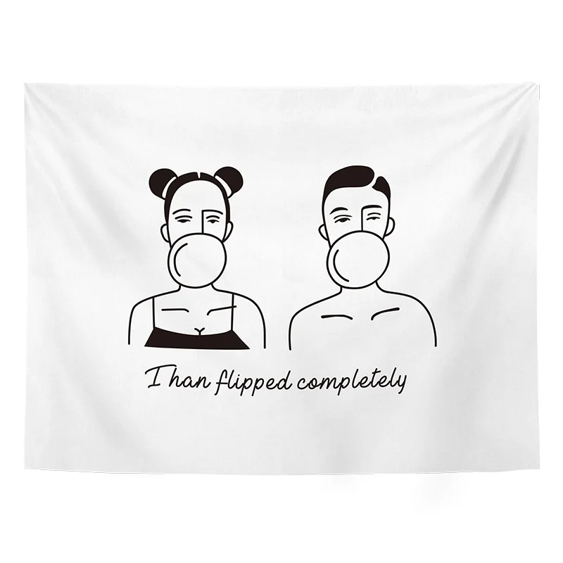 Минималистичный художественный гобелен психоделический абстрактный Фотофон