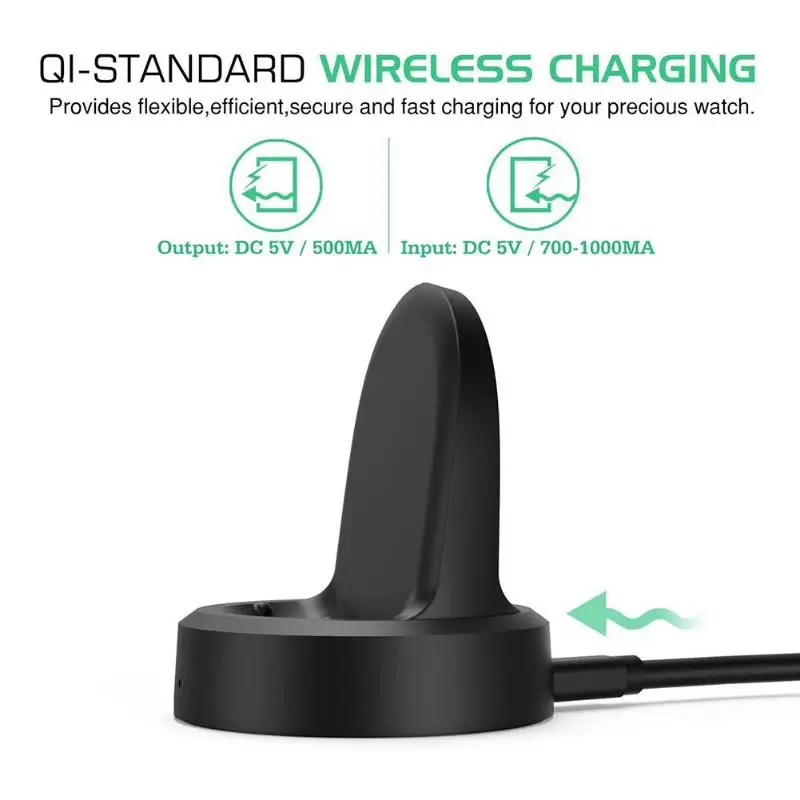 

Hot Sale Smart Watch Charger Delicate Texture Wireless Magnetic Smart Watch Charger for Samsung Gear S3 Classic S3 Frontier