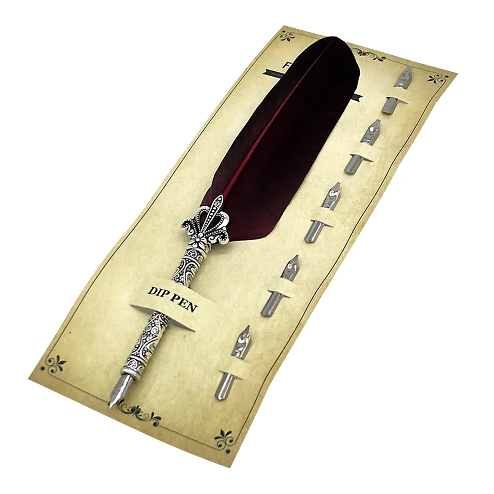 Перьевая ручка для каллиграфии винтажный каллиграфический перьевой карандаш с 5