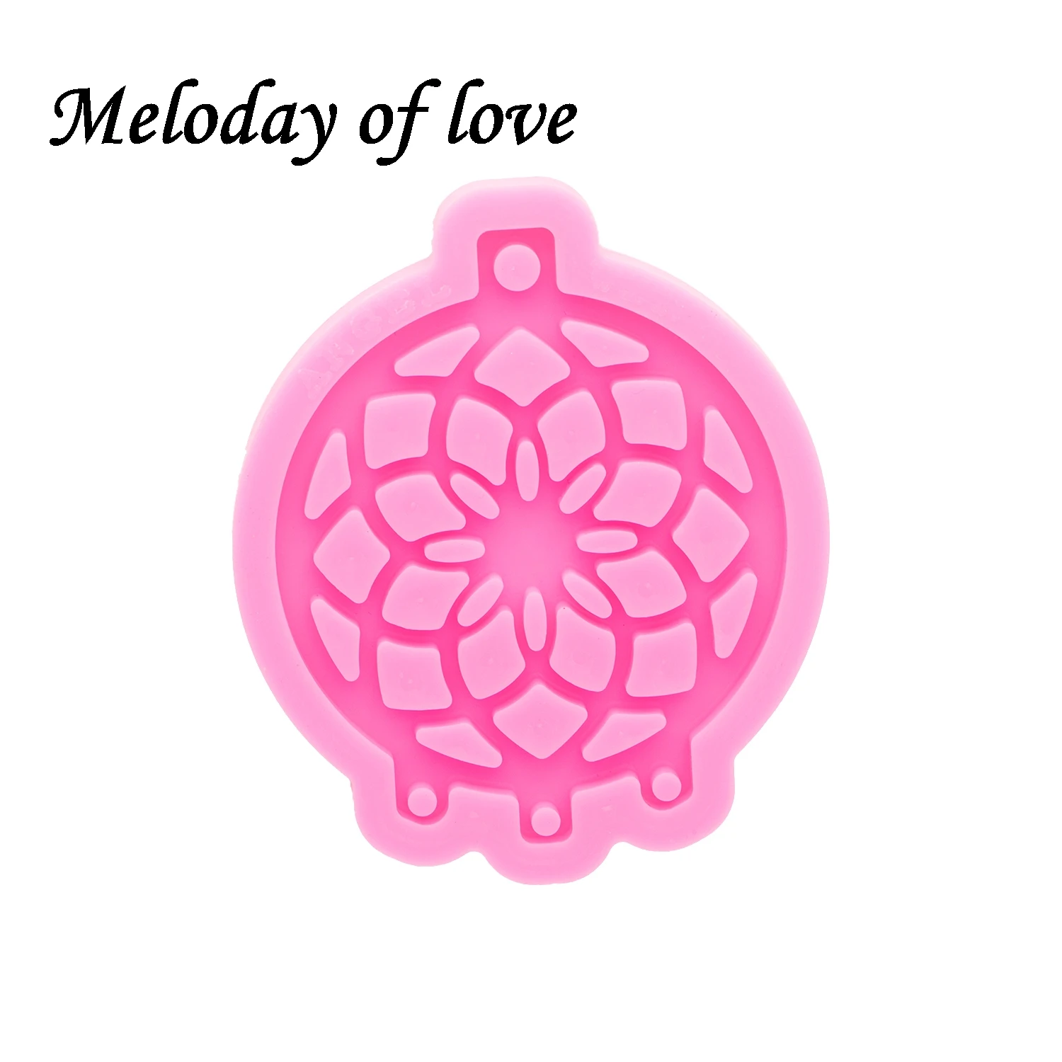 Глянцевая форма для брелока из силиконовой смолы формы литья эпоксидные