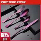 Набор столовых приборов из нержавеющей стали, вилки, ножи, ложки Роскошный кухонный нож, вилка, ложка