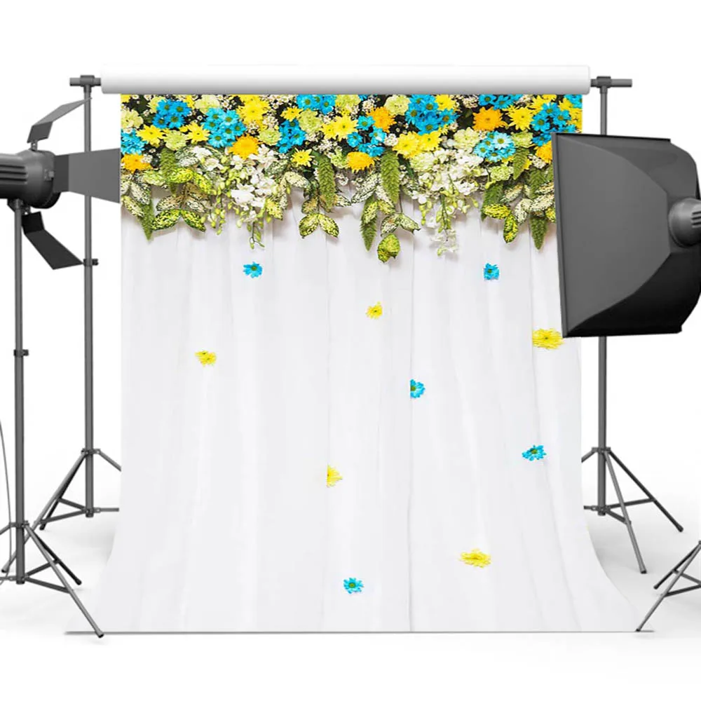 

MOCSICKAPhotography Background Wedding Ceremony Backdrop for Photo Studio Flower and White Wall Props G-237