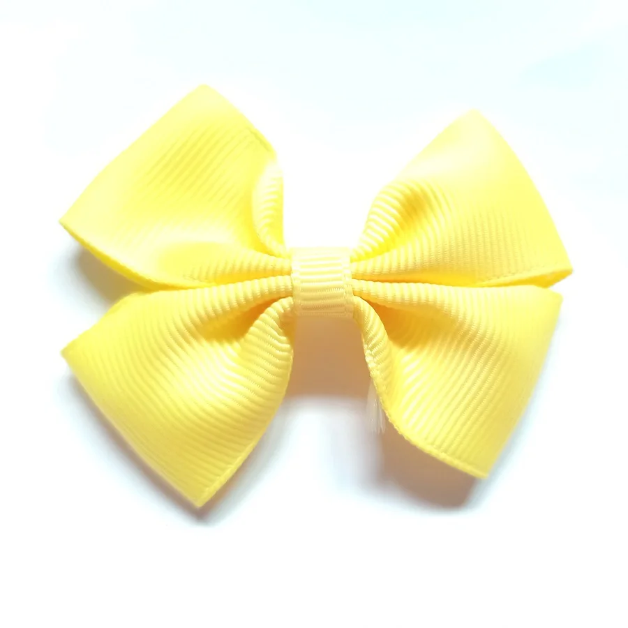 4PCS girls children hair clip ribbon bows hairclips kids hairpin accessories women headwear pins Barrettes bowknot |