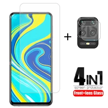 4-in-1 Camera Tempered Glass For Xiaomi Redmi Note 9s Note 9 Pro Screen Protector Protective Glass For Redmi Note 9 10 Pro Glass