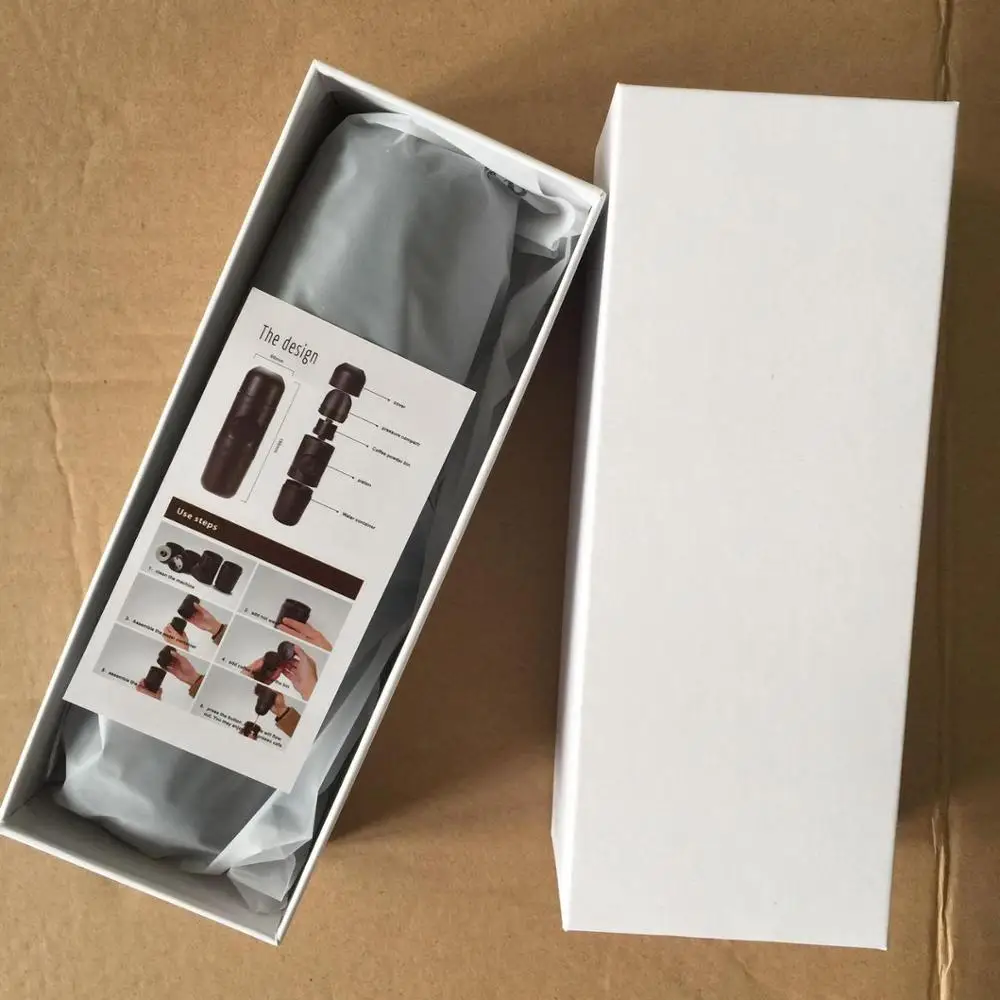 Кофемашина ручная для приготовления кофе портативный аппарат эспрессо улицы