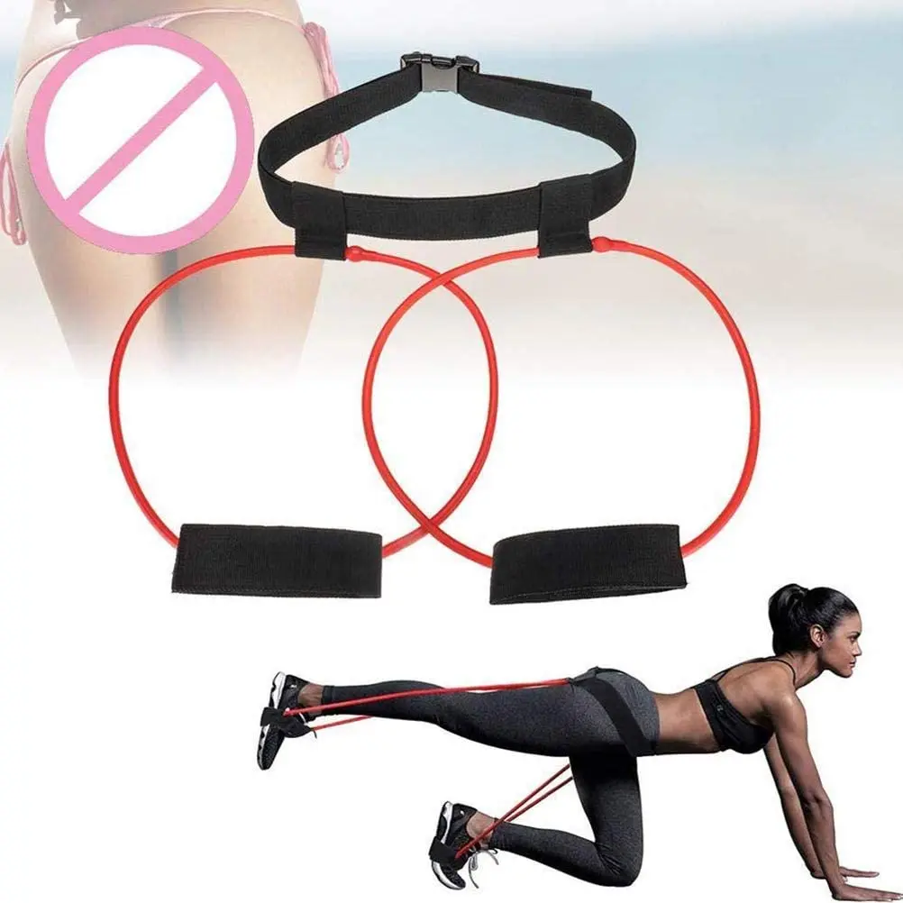 

Fitness Booty Bands Bounce Trainer Elastic Pull Rope Squat Resistance Bands Adjust Waist Belt Leg Strength Agility Training
