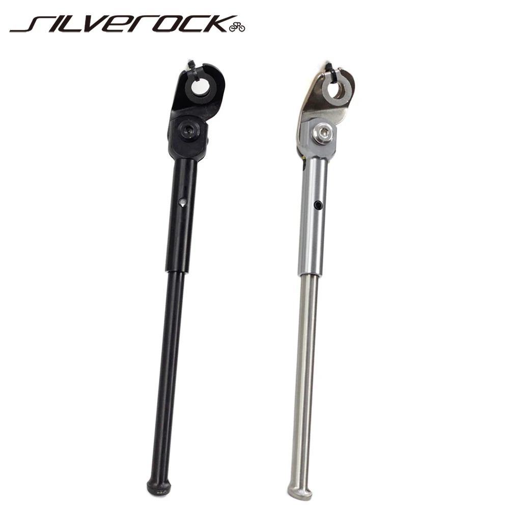 SILVEROCK Titanium 16 plus Kickstand For Brompton 3SIXTY Pike Gust Folding Bike Parking Stand For 349' Wheelset Parts 88g