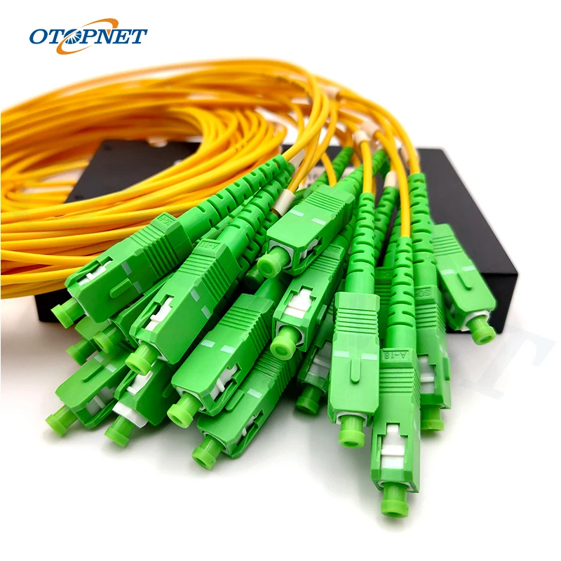

1x16 FTTH passive ABS Type Optical PLC Splitter SC APC 1.5m length Fiber Optic PLC Splitter