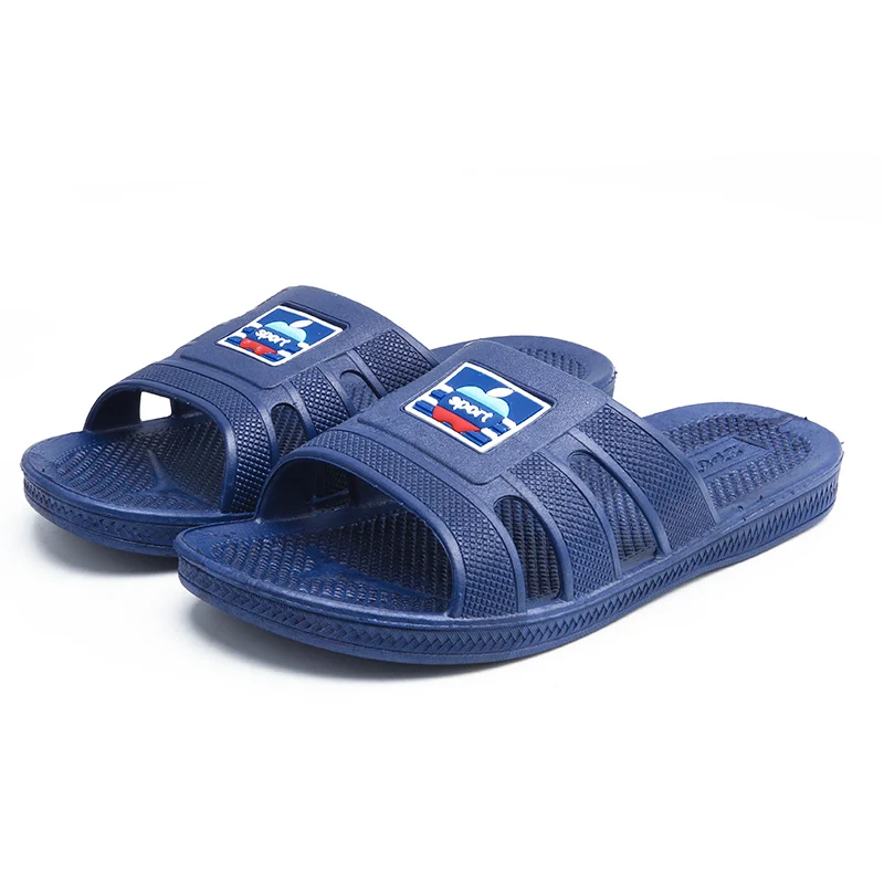 

Men Home Walking Slipper Blue Black Casual Shoes House Slides Comfortable Beach Slippers Sandals Summer Shoes