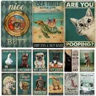 Оловянная табличка со смарт-кошкой и животными, 30*20 см, украшение для гостиной, кофе, пляжа, клуба, домашний настенный постер со знаком