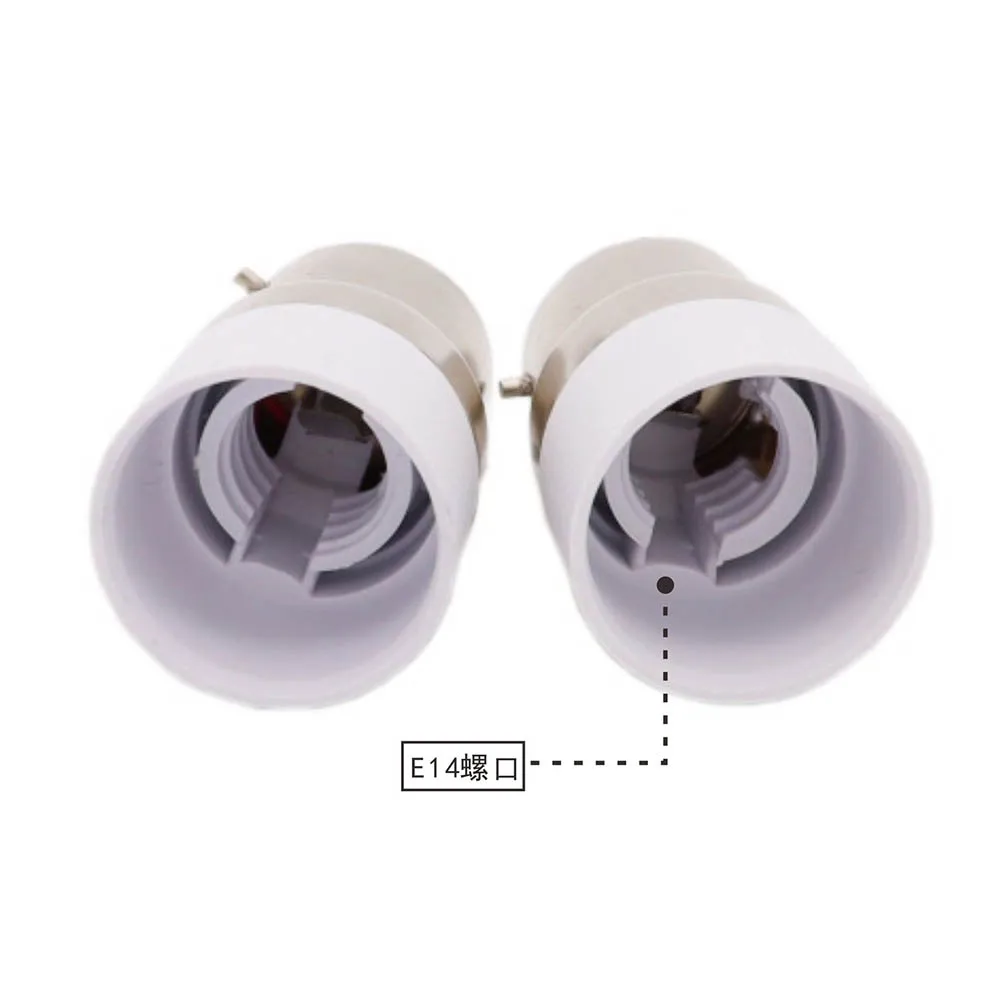 

Accessories Light Bulb Adaptor Adaptor Lamp Converters Light Bulb Parts SES Screw Small White 5PCS B22 To E14 BC