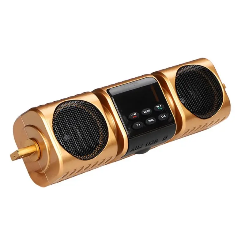 

2021 New Motorcycle Bluetooth Speaker Portable Waterproof Support TF Card AUX MP3 Player