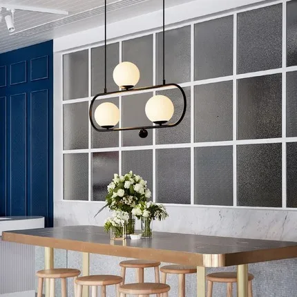 Современный стиль гостиной спальни минималистский ресторан подвесной