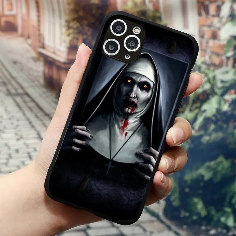 

Horror Face Valak Conjuring 2 Phone Case for iPhone 11 12 mini pro XS MAX 8 7 6 6S Plus X 5S SE 2020 XR