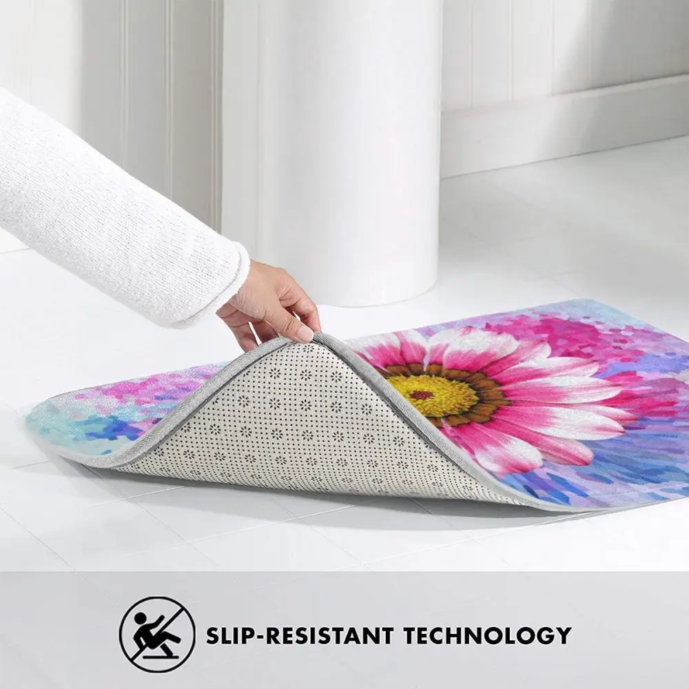 Цветной лист дверьных ковриков оригинальный прочный фланелевый дверной коврик