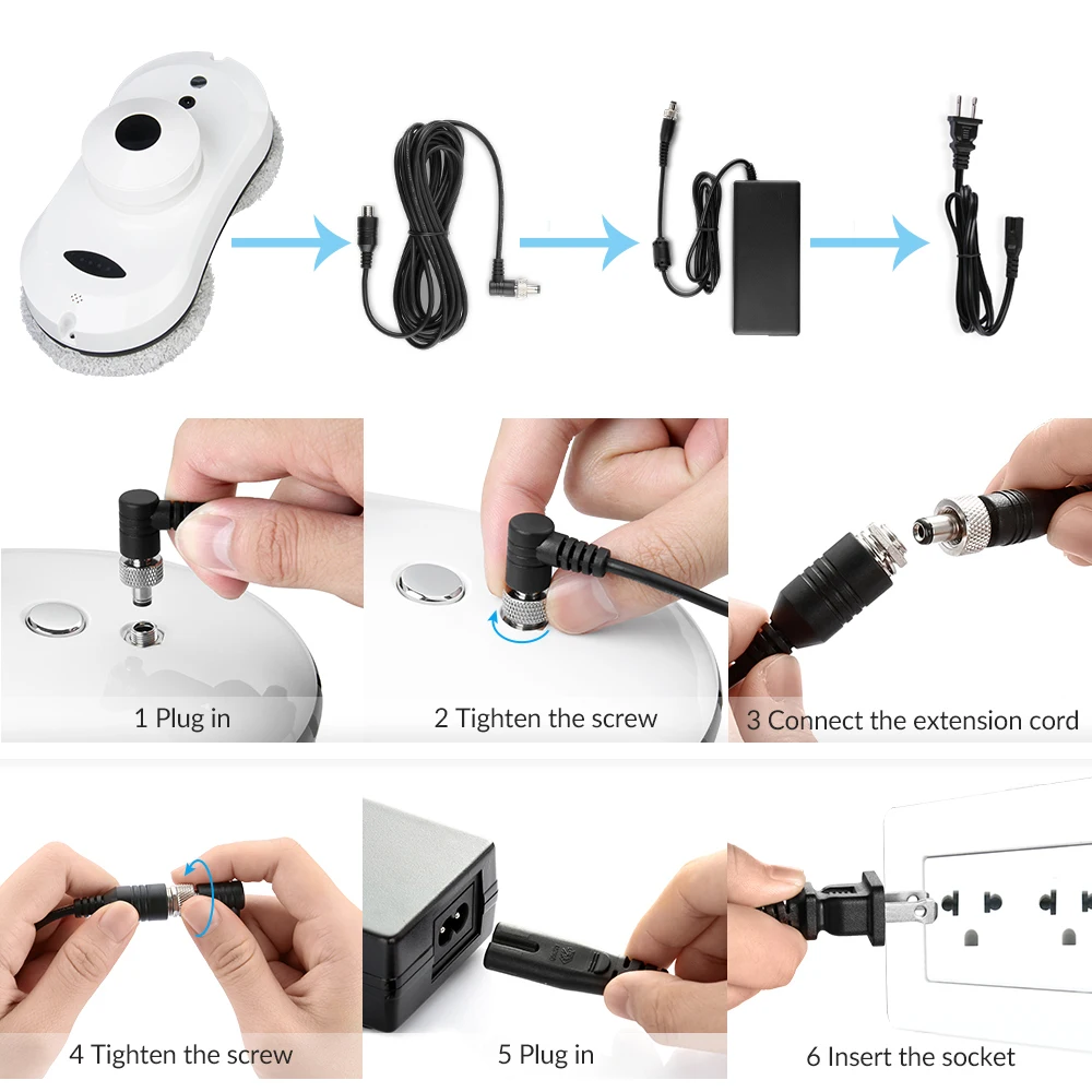 робот пылесос для дома Limabean мойщик окон мытья роботы на пульте APP умный дом