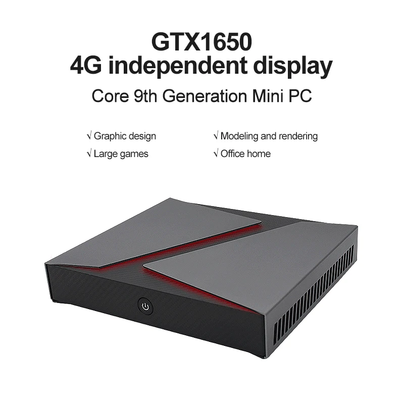 Настольные компьютеры мини ПК Intel Core I5 9300H I7 9750H DDR4 Nvidia GTX1650 4 Гб игровой 8 240 ГБ для