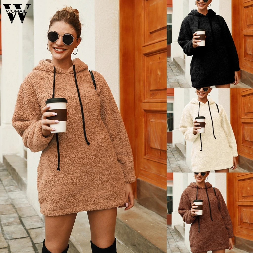 Женские толстовки зимние женские с капюшоном повседневные сохраняющие тепло из