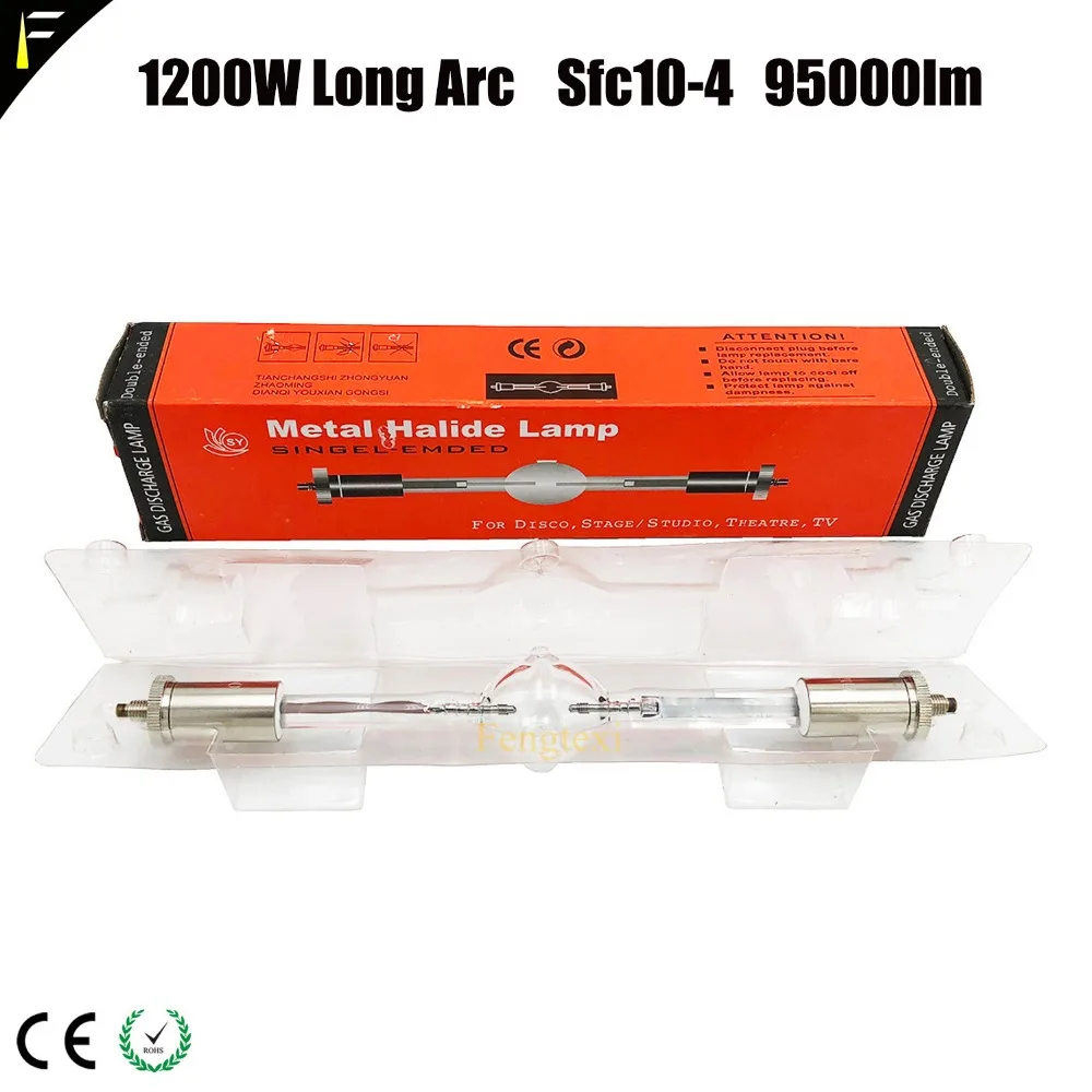 Hmii 1200 1200 вт длинные дуги AC 100 Вт ментальные галогенные лампы для слежения Точечный светильник движущаяся голова светильник Hhmi 1200