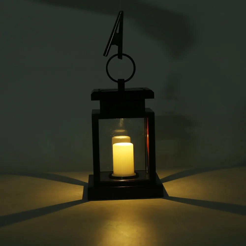 Уличная садовая лампа на солнечной батарее светодиодный подвесной светильник в