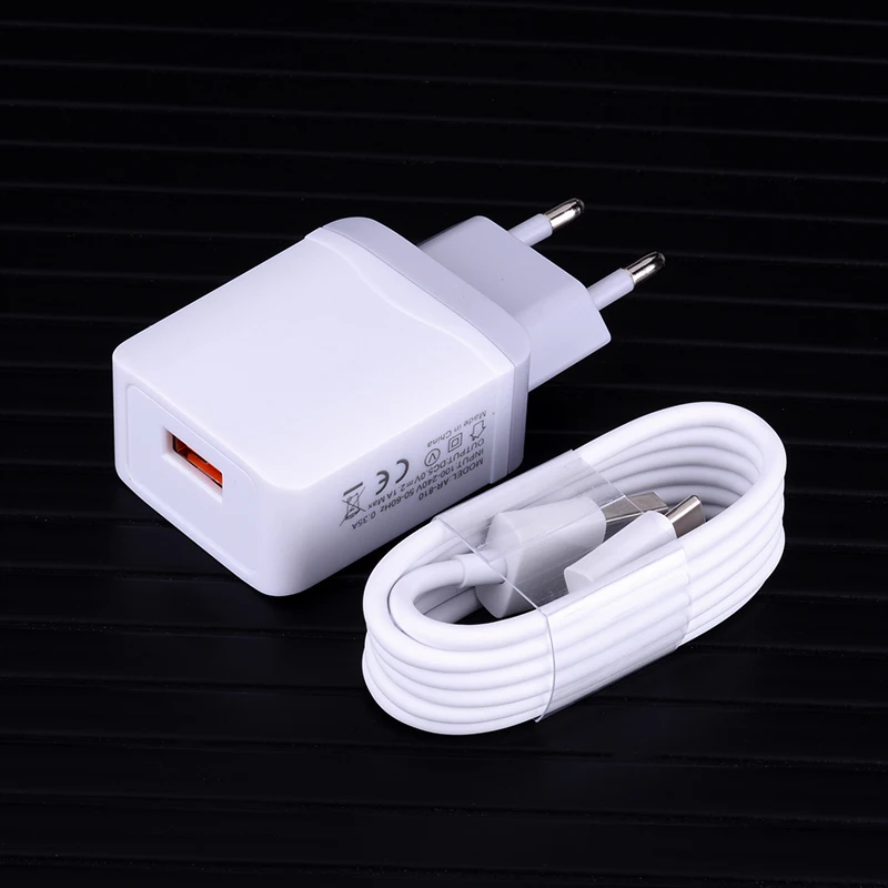 

For Samsung A50 S9 Huawei P20 P30 lite Mate 30 20 Pro Xiaomi 9T Mi A3 Redmi Note 7 Mobile phone Type C Charge Cable Wall Charger