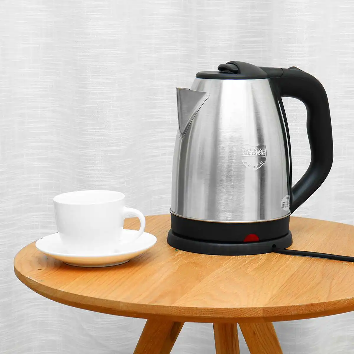 

2L Electric Kettle Stainless Steel Portable 2000W Heating Water Boiler Teapot Portable Travel Home Water Fast Boiling Machine