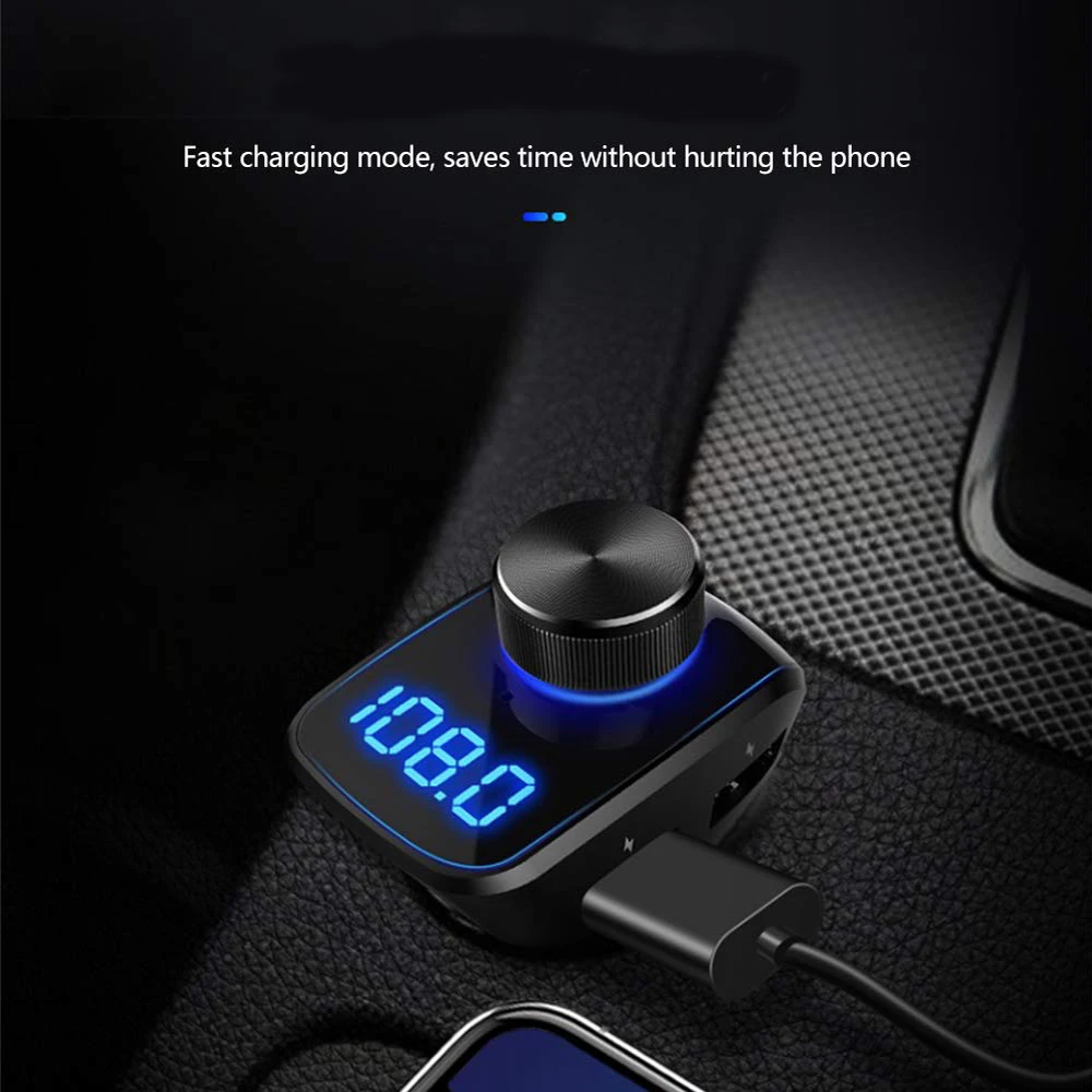 SRUIK Bluetooth fm передатчик беспроводной 4 2 автомобильный Радио адаптер комплект