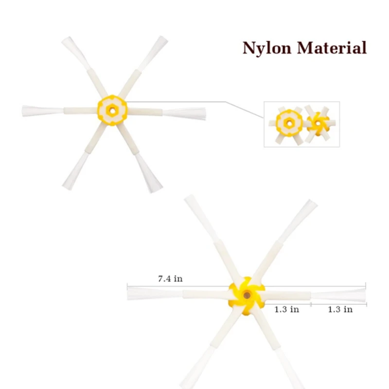 

Assembly Kit for IRobot Roomba 600 Series and 500 Series Not Applicable for 645 655, Main Brush Side Brush Filter