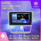 NaviFly для Toyota Camry 2007 2008 - 2011 Автомобильный мультимедийный радиоплеер Android 11 6 ГБ ОЗУ 128 Гб ПЗУ 4G LTE WIFI BT OBD DVR