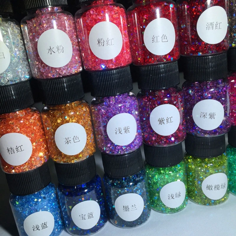

2021 New 21 Color Decorative Crystal Mini Resin Diamond Resin Jewelry Mold Fillings Craft