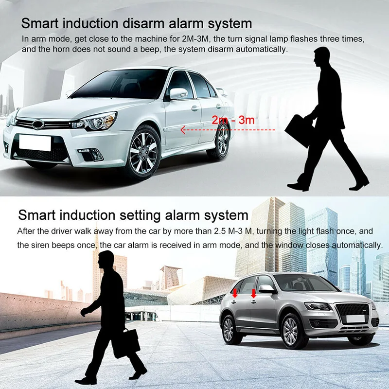 Car PKE Keyless Entry Engine Start Stop Auto Remote Push Button Alarm System | Автомобили и мотоциклы