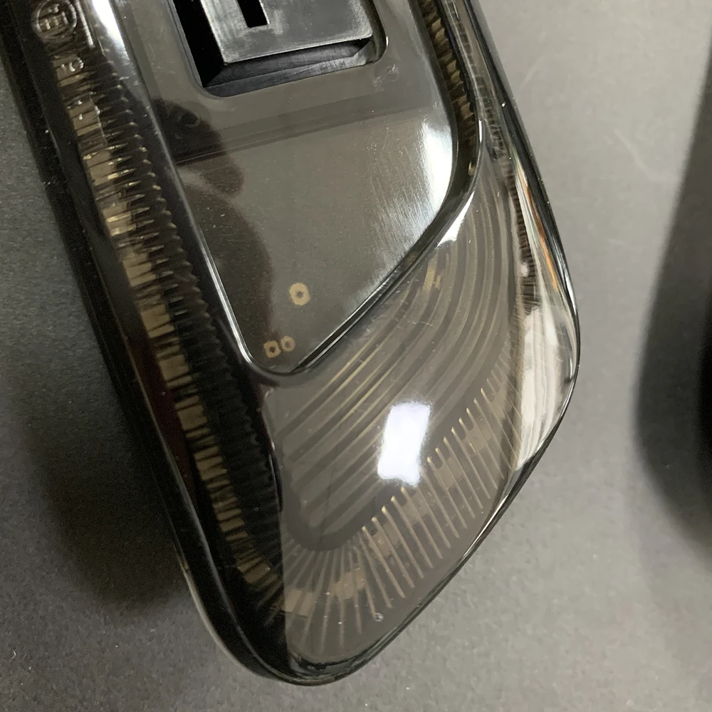 Сменная светодиодная боковая лампа Копченый черный чехол желтого цвета для Mini