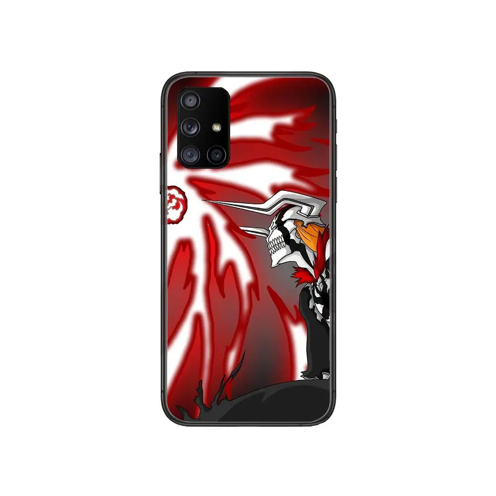 

Bleach anime Ichigo Kurosaki Phone Case Hull For Samsung Galaxy A 50 51 20 71 70 40 30 10 80 E 5G S Black Shell Art Cell Cove