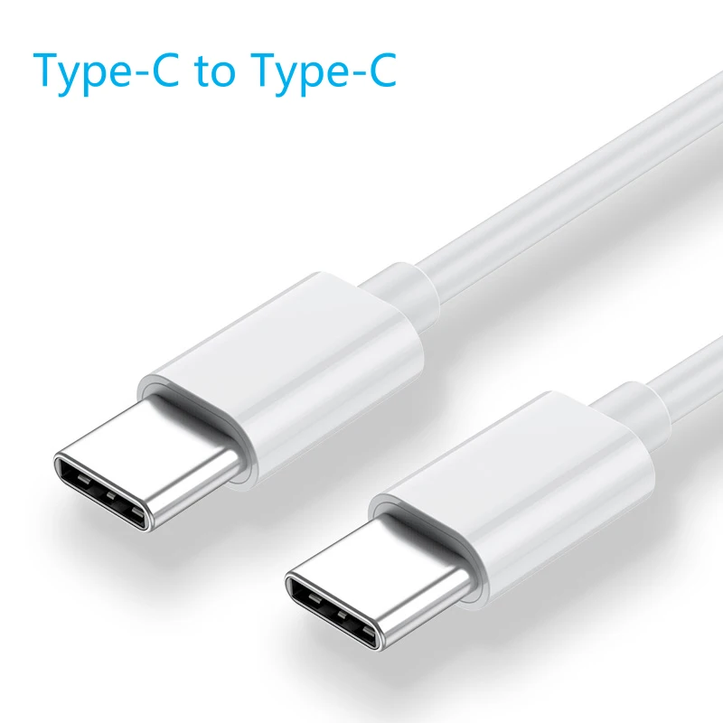 

High Quality USB-C 3.1 to USB-C 3.1 Type-C Cable Male to Male 2M Fast Charging Sync Cord for MacBook pro for Xiaomi for Huawei