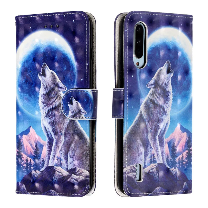 Pattern 13 Милый кожаный чехол с откидной крышкой для Xiaomi mi A3, чехол, роскошный Магнитный кошелек, чехол для карт, Fundas для mi A3 Lite, чехол, чехлы для телефонов - Цвет: Pattern 13