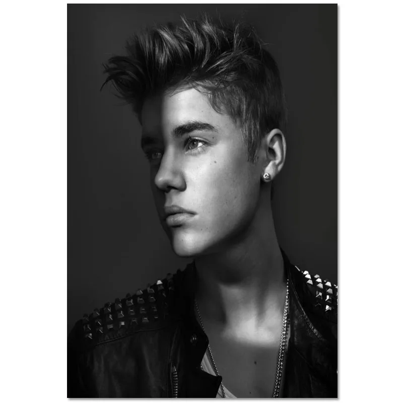 

Famous Singer Justin Bieber Style Posters Wall Art Decor Picture Modern Home Room Decoration High Quality Canvas Painting