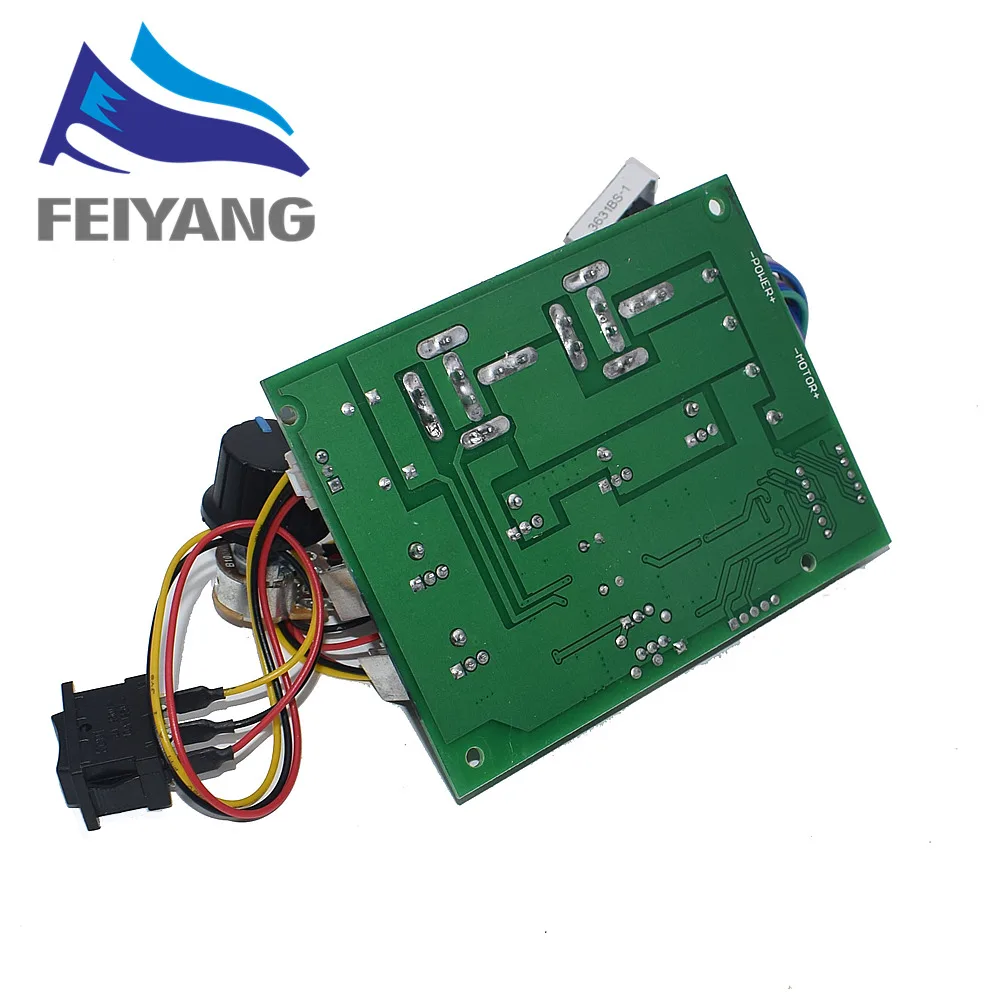 DC10 55V мотор Скорость Управление Электрические PWM регулятор с реверсивный