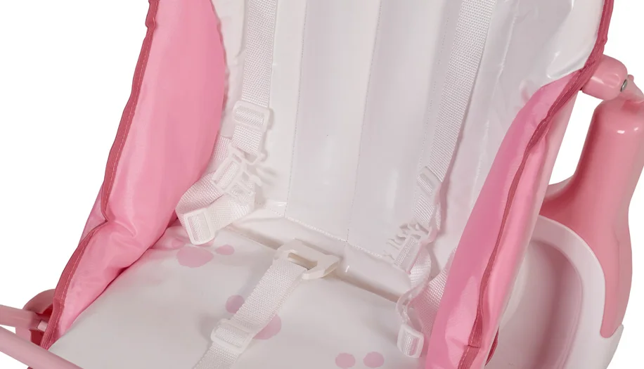 Стульчик для кормления Polini kids Disney baby 252 Кошка Мари розовый | Мать и ребенок