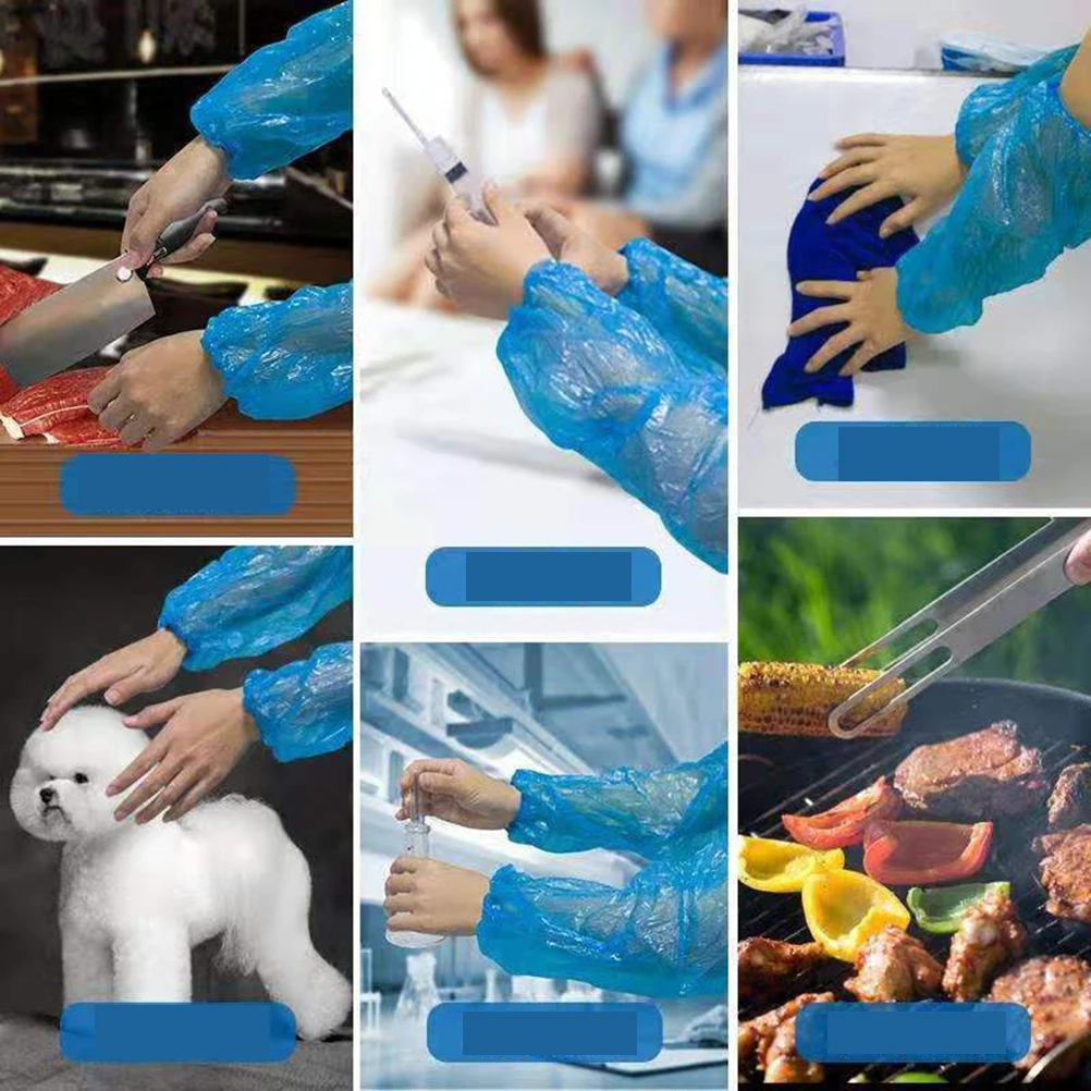 2 шт одноразовые рукава водонепроницаемые противообрастающие маслостойкие