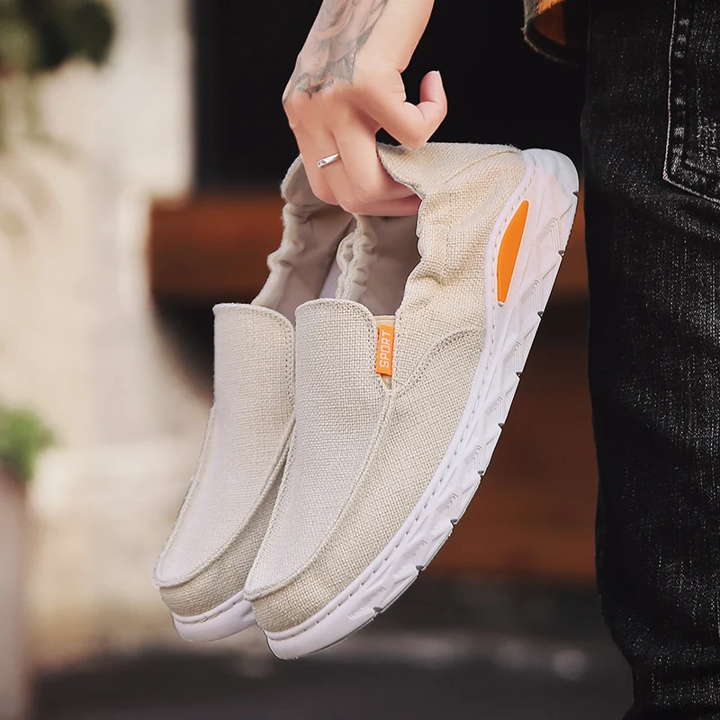 

Black Loafers Casual Shoes Men Men's Loafers Sneaker Solid White Fashion Knitting Mens Causal For Hot Sale Sapato Sports