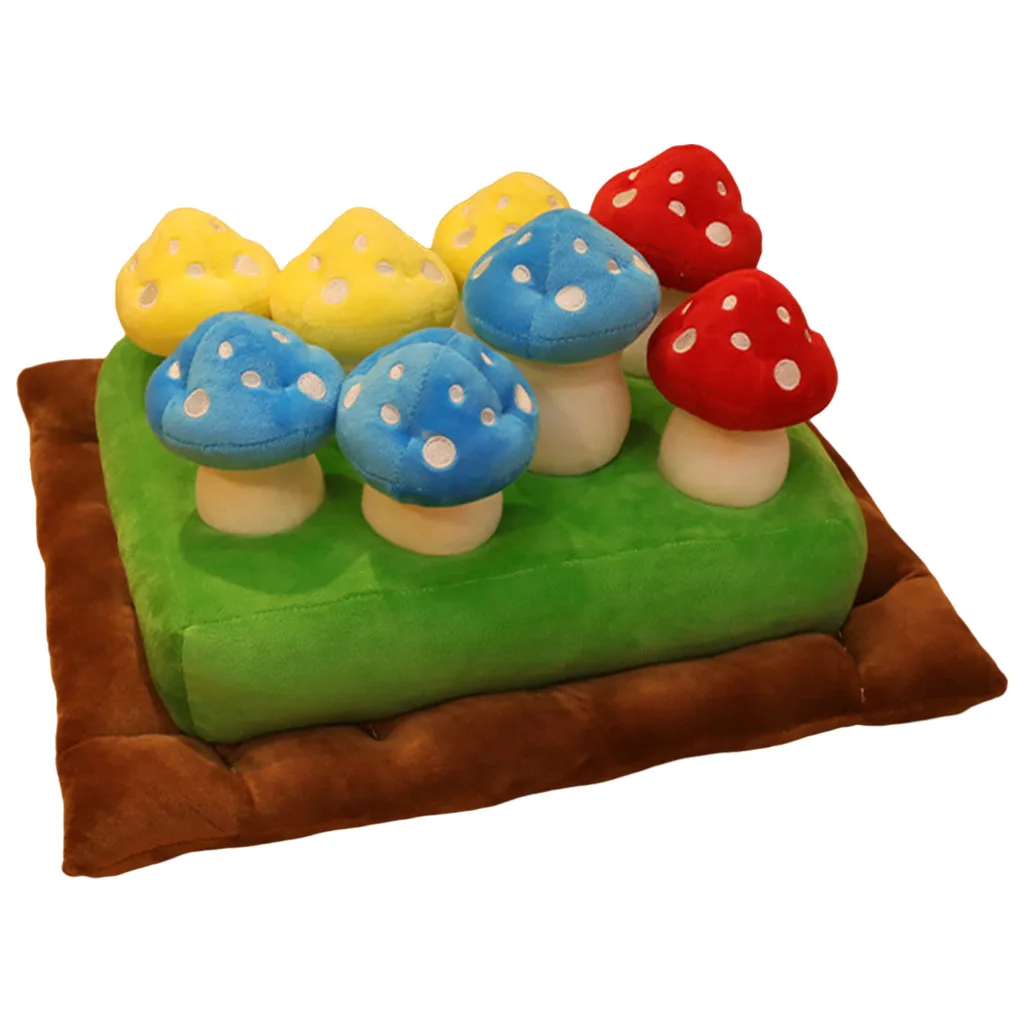 

Creative Mushroom Picking Plush Toys Simulation Games Educational Hand-eye Coordination Gifts for Toddlers